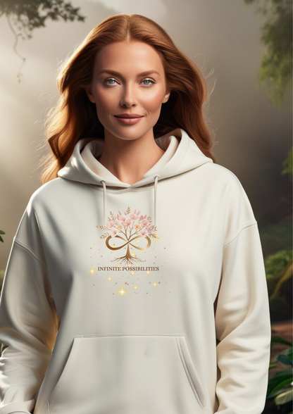 Infinite Possibilities – Empowering Hoodie for Strong Single Moms