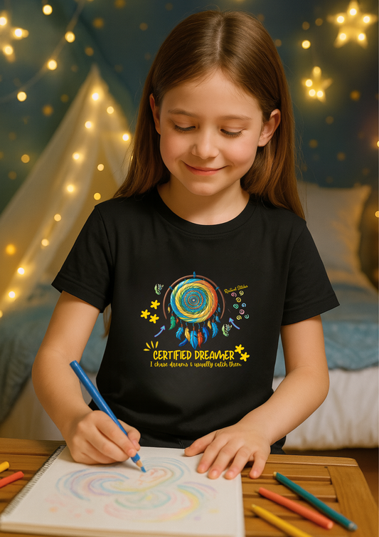 Certified Dreamer – 100% Certified Organic Cotton Kids’ T-Shirt