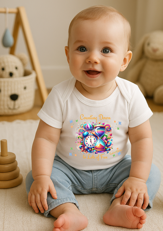 Countdown Crew – 100% Certified Organic Cotton Baby Bodysuit