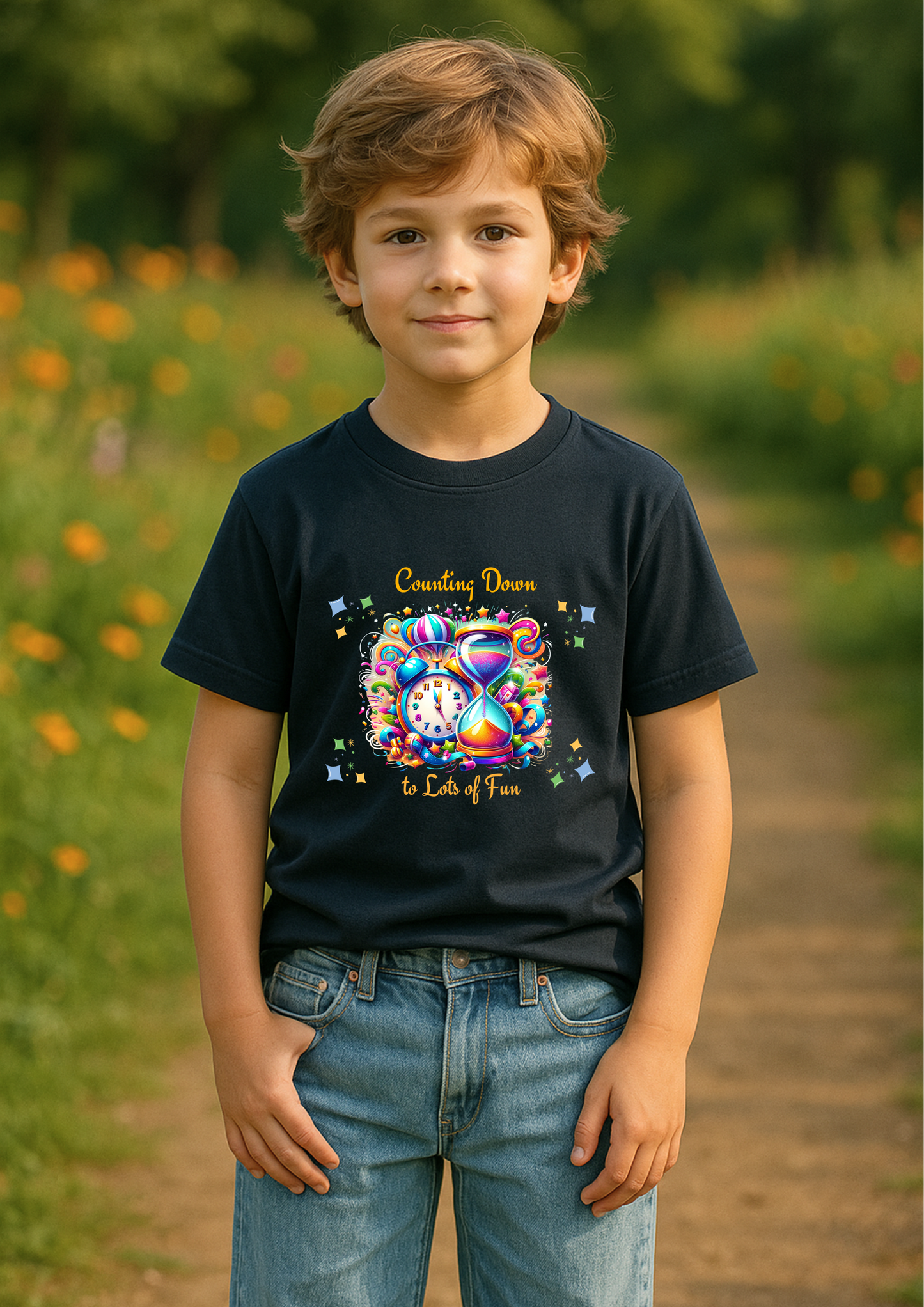 Countdown Crew – Little Moments, Big Memories-Organic Cotton Kids T-Shirt