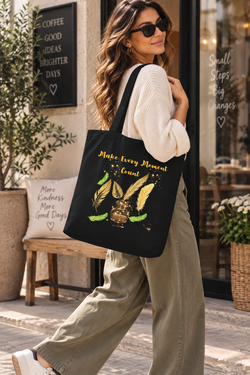 Golden Moments Organic Cotton Tote Bag