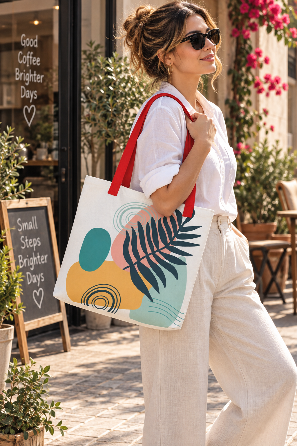 Rooted & Radiant Pocket Tote Bag