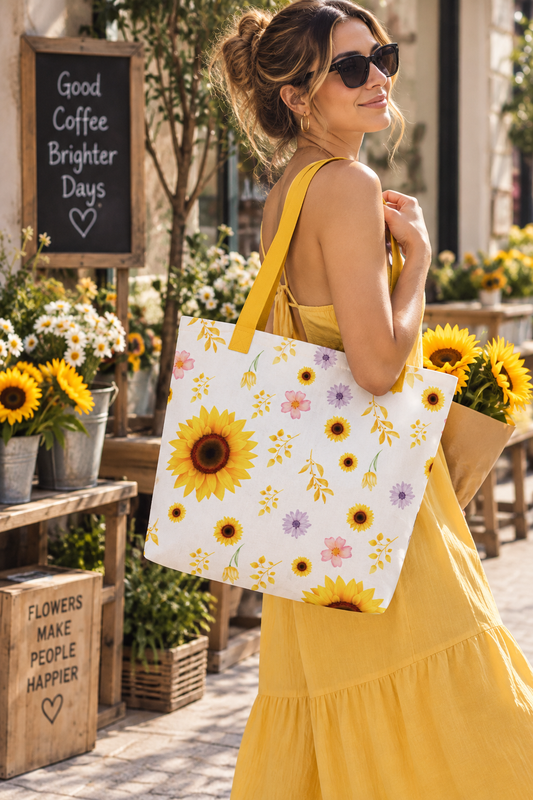 Sunny Bloom Tote Bag