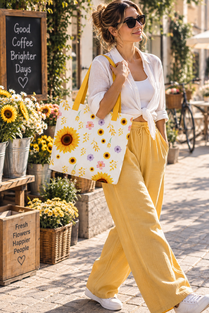 Sunny Bloom Tote Bag