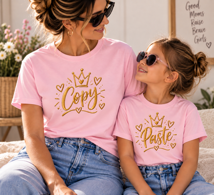 The Paste — Kids Matching Toddler Short Sleeve Tee| Copy & Paste Collection