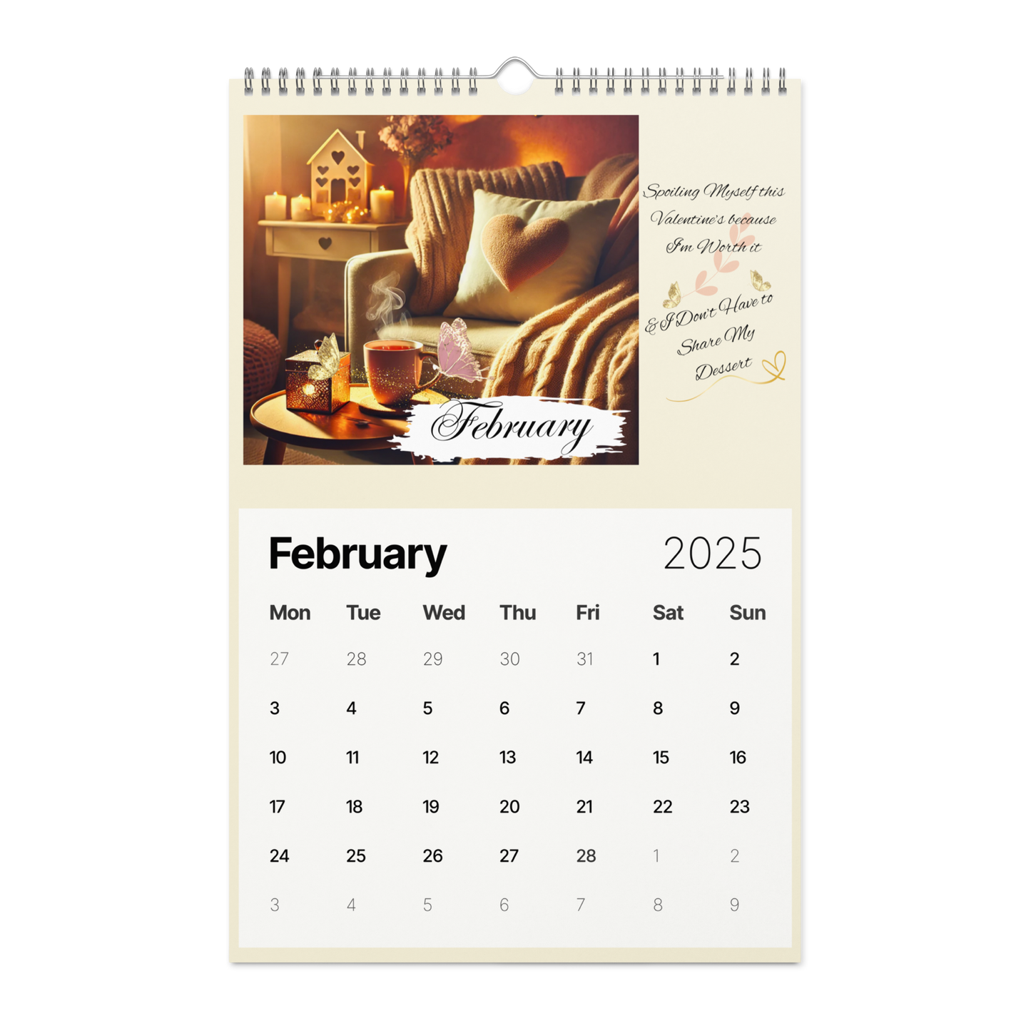 2025 My Self-Love Calendar – A Year of Empowerment for Single Moms