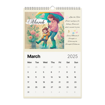2025 My Self-Love Calendar – A Year of Empowerment for Single Moms