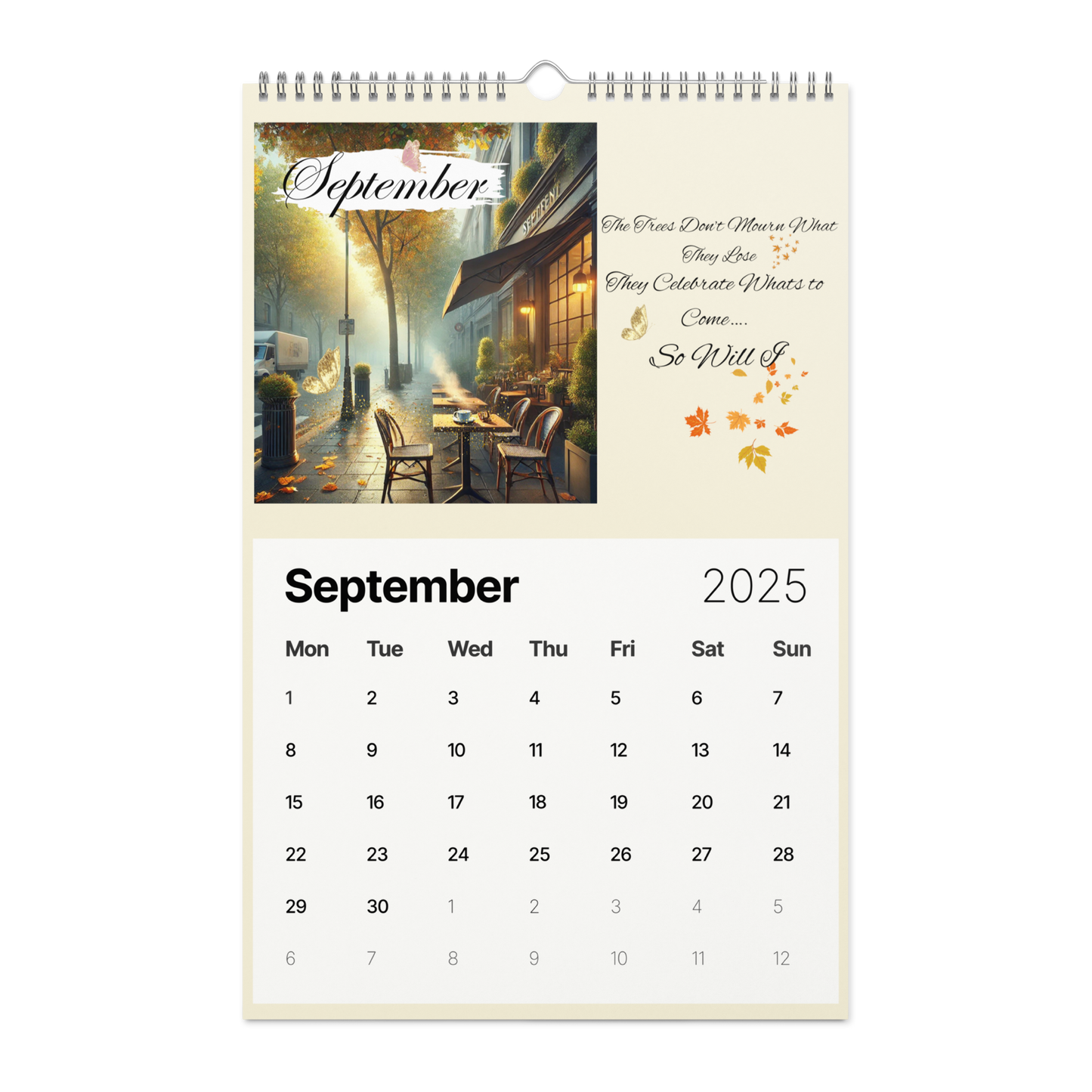 2025 My Self-Love Calendar – A Year of Empowerment for Single Moms