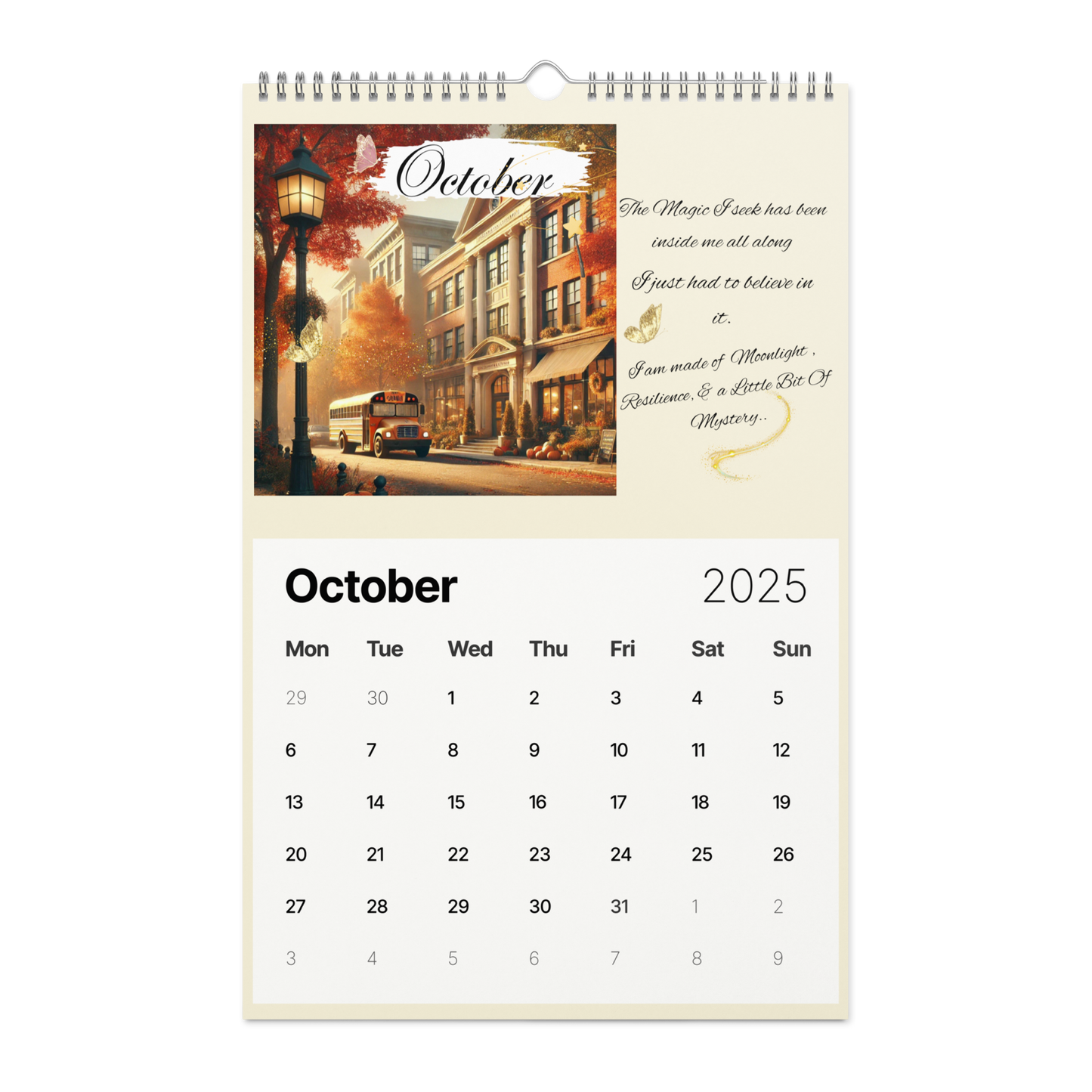 2025 My Self-Love Calendar – A Year of Empowerment for Single Moms