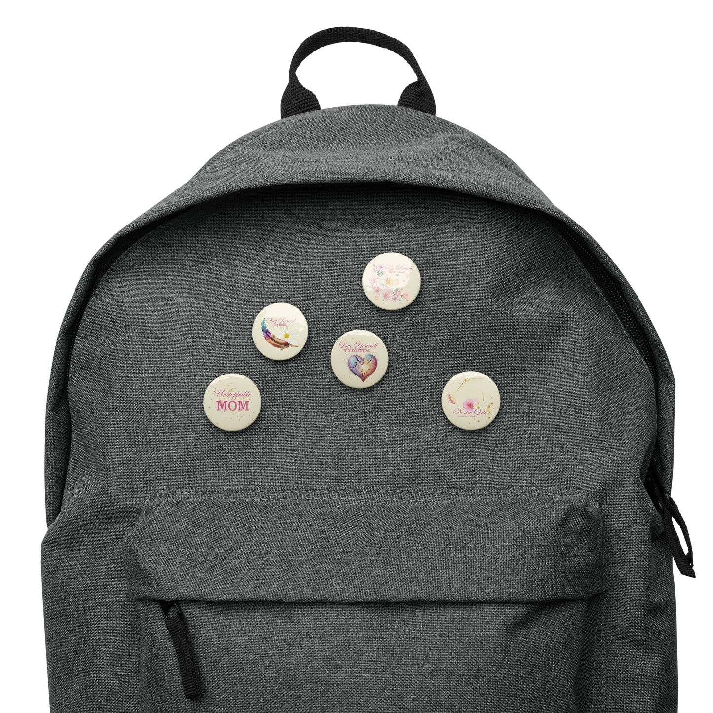 Unstoppable Mom Pin Buttons Set (5/Pack)