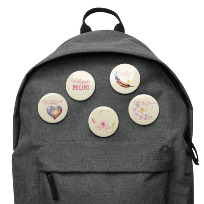 Unstoppable Mom Pin Buttons Set (5/Pack)