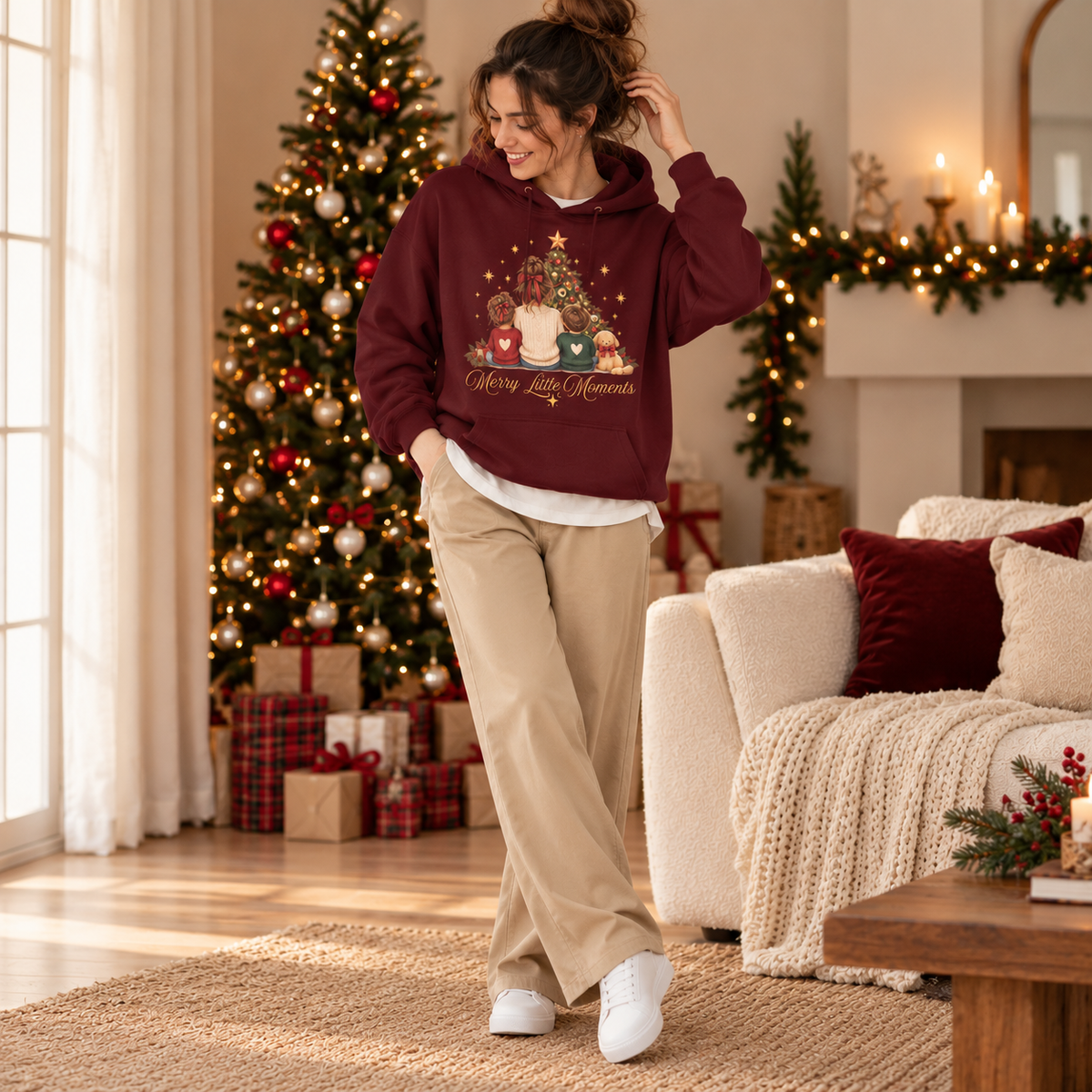 Mom and Daughter Matching - Heavy Gildan Hoodie